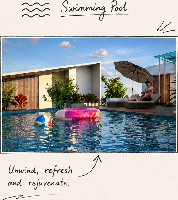 Swimming Pool — unwind, refresh and rejuvenate